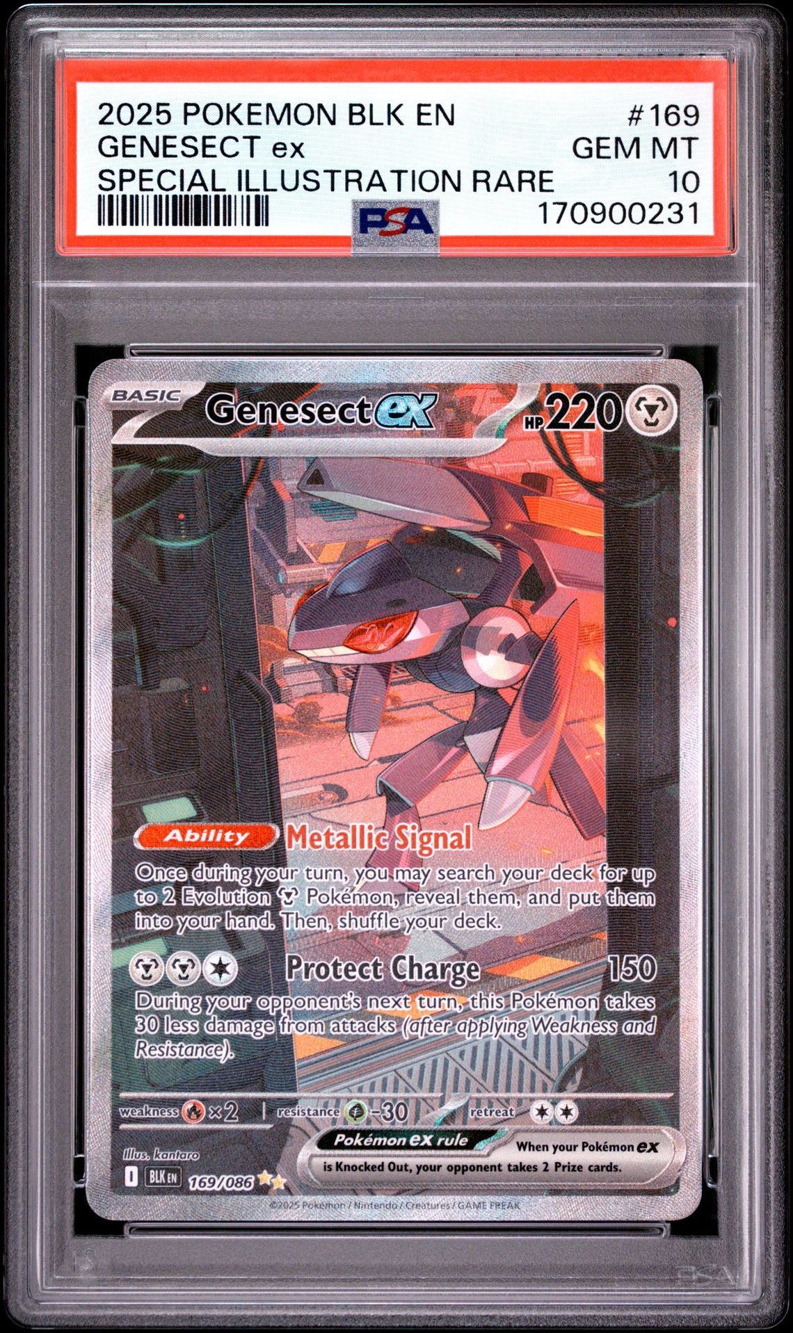 GENESECT EX SIR PSA 10