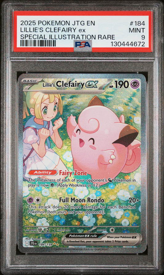 LILLIE'S CLEFAIRY ex SPECIAL ILLUSTRATION RARE PSA 9
