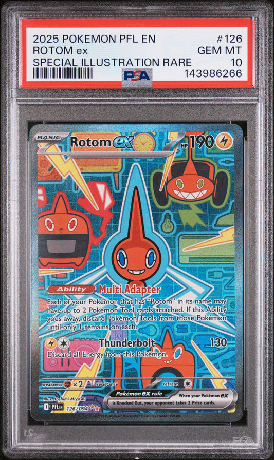 ROTOM ex SPECIAL ILLUSTRATION RARE PSA 10