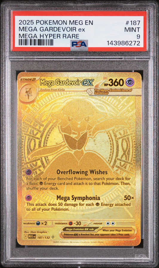 MEGA GARDEVOIR ex MEGA HYPER RARE PSA 9