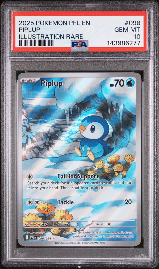 PIPLUP ILLUSTRATION RARE PSA 10