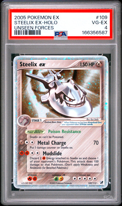 STEELIX EX-HOLO PSA 4