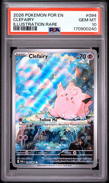 CLEFAIRY ILLUSTRATION RARE PSA 10
