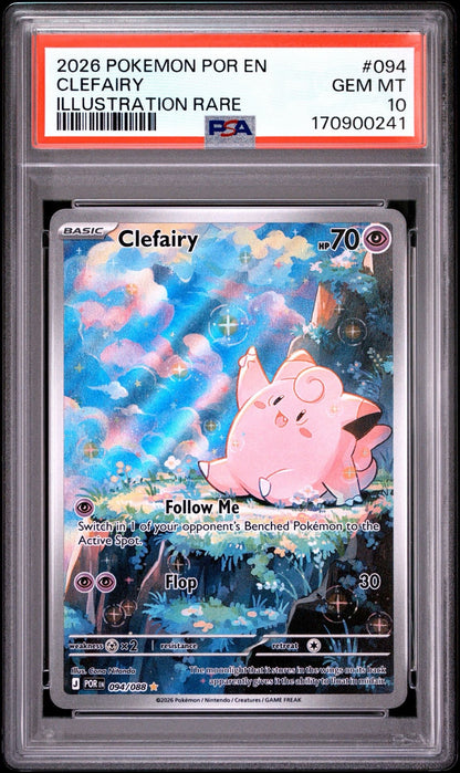 CLEFAIRY ILLUSTRATION RARE PSA 10