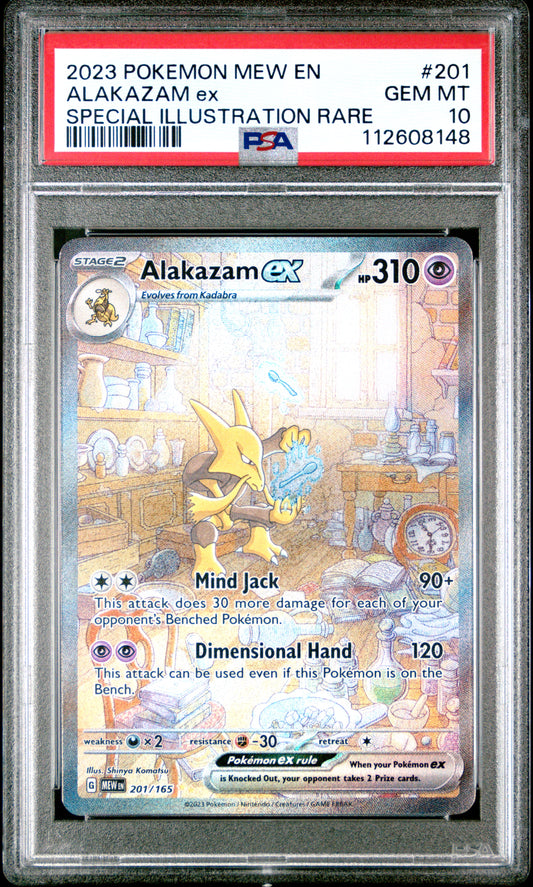 ALAKAZAM ex SPECIAL ILLUSTRATION RARE PSA 10
